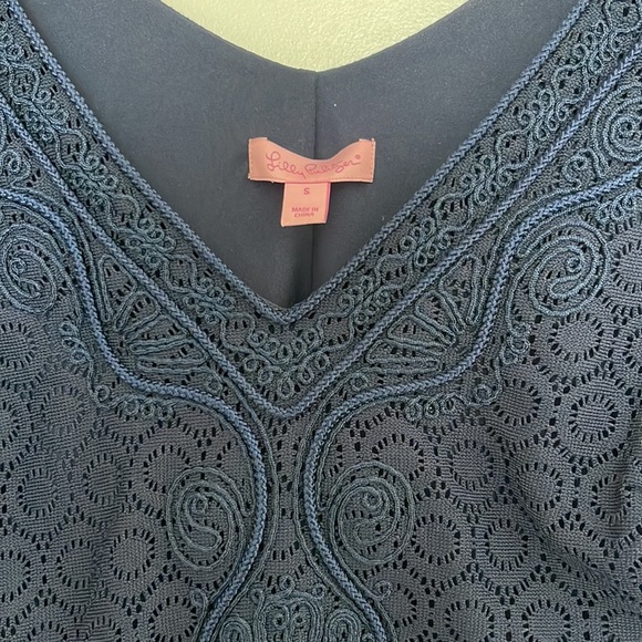 Lily Pulitzer Navy Lace Long Sleeve elegant dress! - Picture 2 of 3